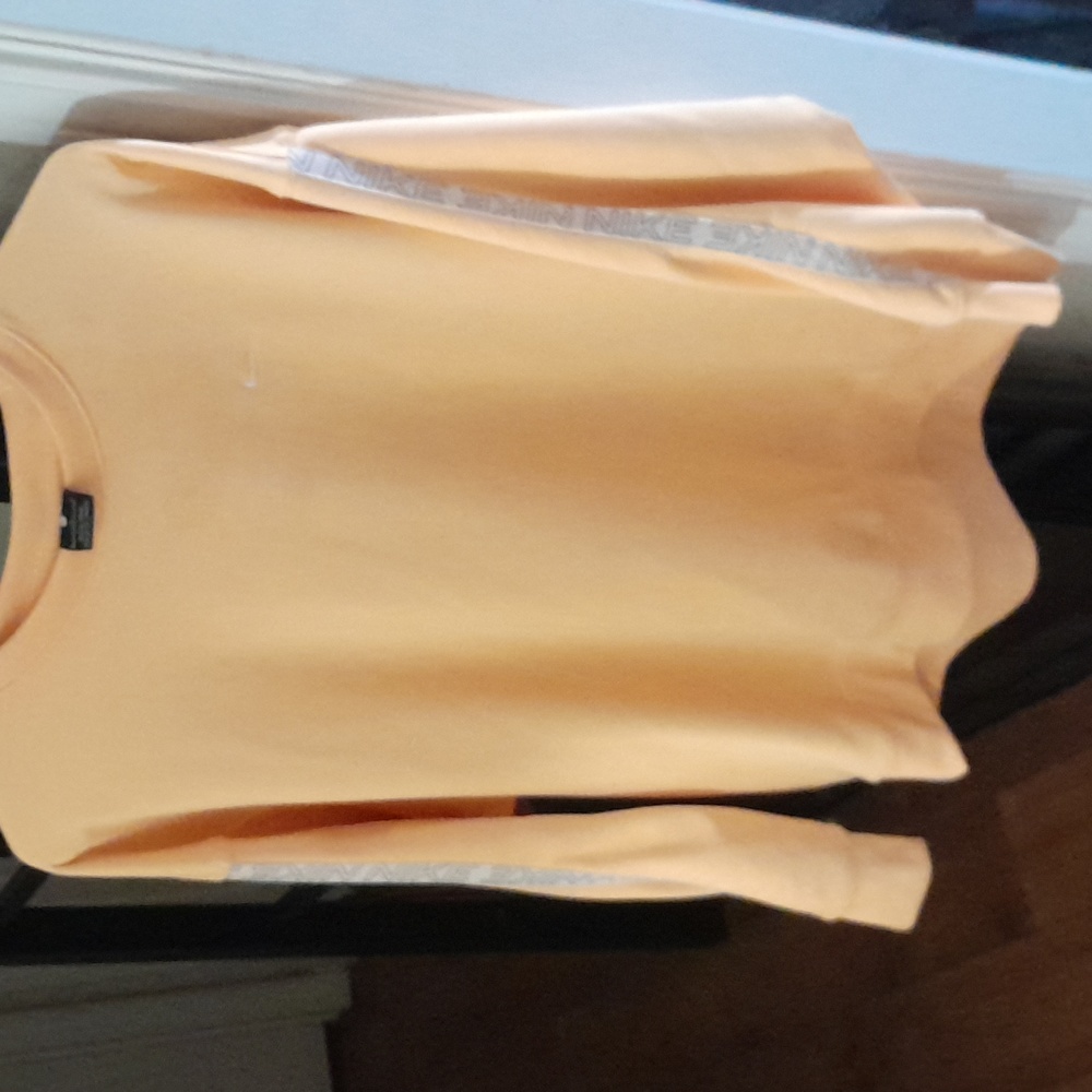 Yellow nike hoodie large